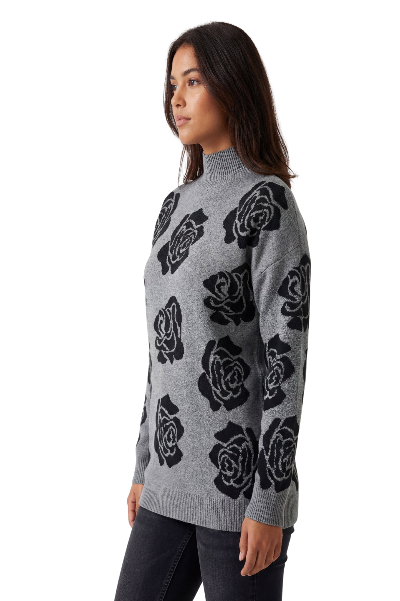 NINETY FLORAL SWEATER
